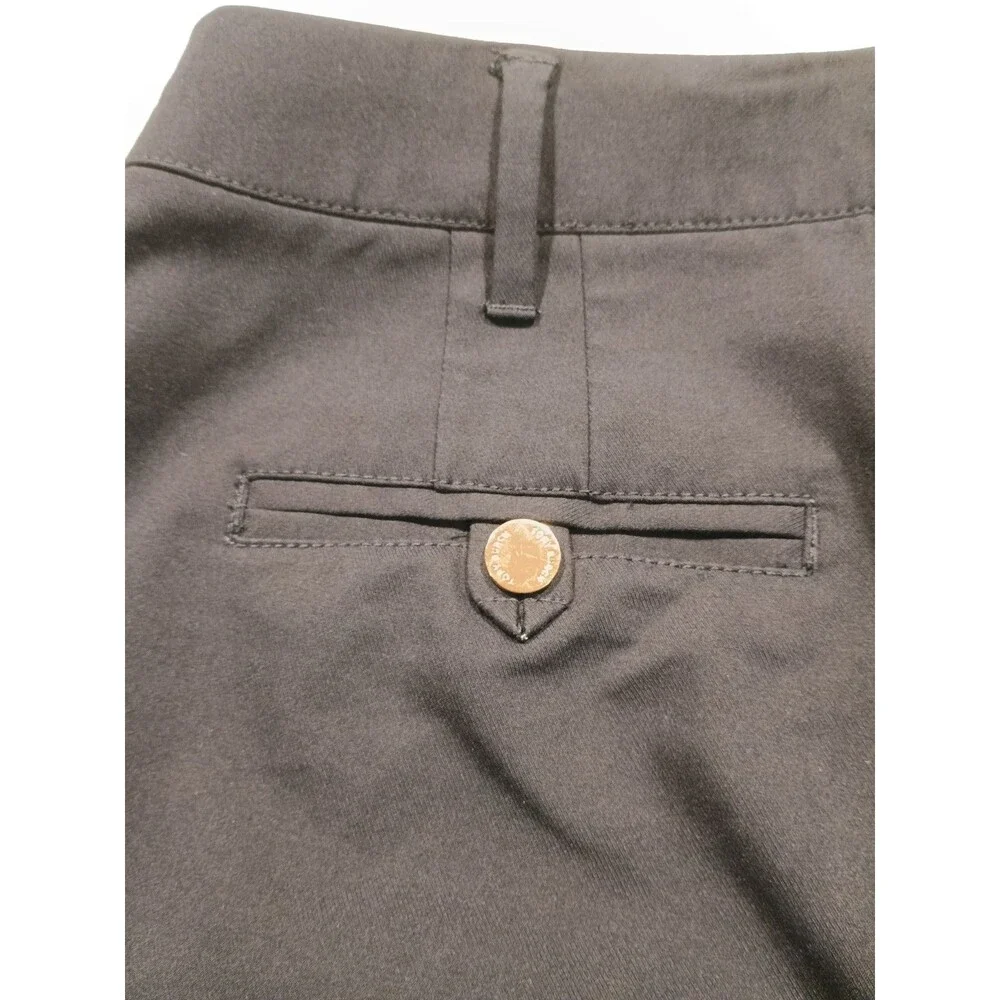 Tory Burch Black Stretch Cotton Blend Dress Pants Trousers  - Size 0